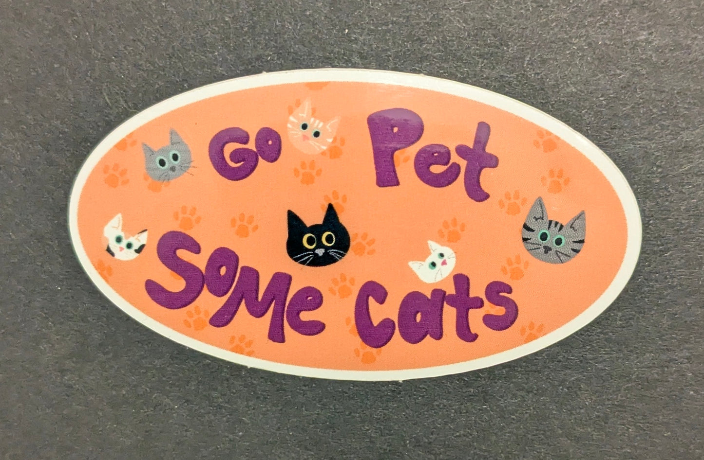 Go Pet Some Cats vinyl sticker